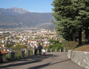 sacrario militare di rovereto panorama