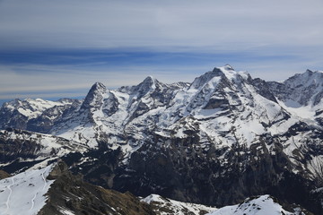 Fototapeta na wymiar Eiger Monch Jungfrau