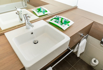 Washbasin in the bathroom