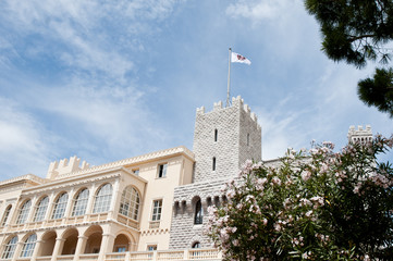 Fototapeta premium Castle of Monaco Monte Carlo