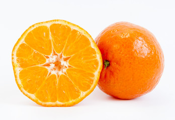 Tangerine sliced