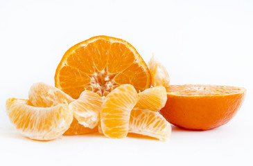 Tangerine sliced