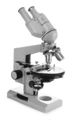 Microscope isolated on white