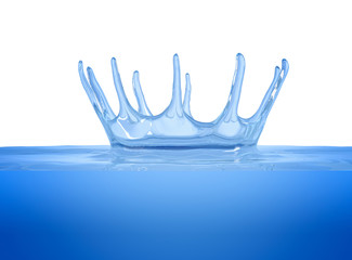 Splash - water crown