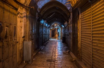 Fotobehang Jerusalem Old City Market © cunaplus