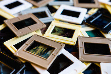 30 years old framed  film slides
