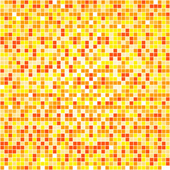 illustration of orange pixels background