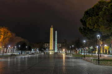 The Obelisk of Tuthmosis III, Istanbul, Turkey.