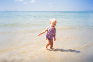 small blonde baby girl