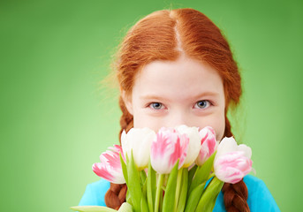 Shy girl