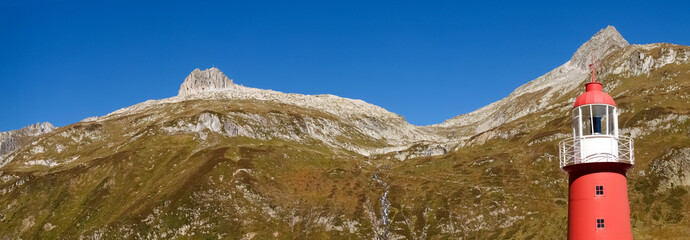 Swiss Alps, Lighthouse of Oberalp pass
