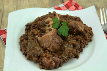 petit salé aux lentilles