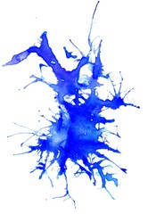 Blue Ink Blot