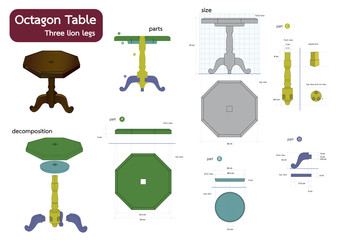 octagon table