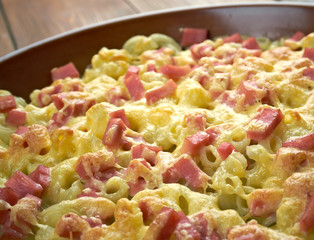 Nudel - Schinken - Gratin