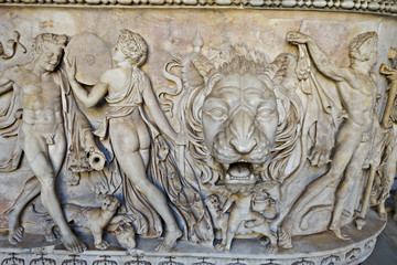 Detail of Roman sarcophagus