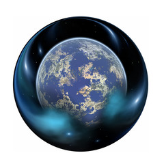 Fantastic colorful ball