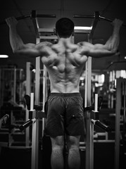 Naklejka premium Strengthening muscles