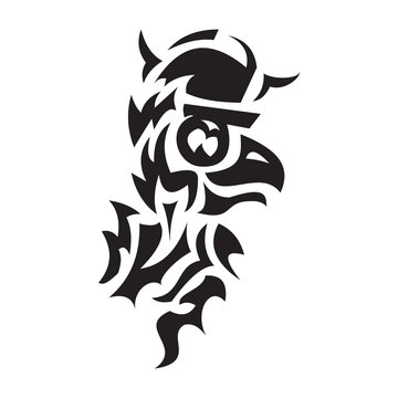 bird viking tattoo