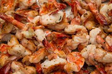 Grilled Tiger prawns