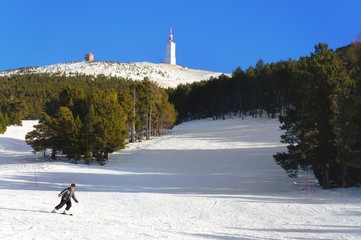 Ski au Mont Serein (Ventoux)