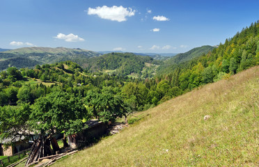 village in mountains