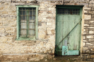 dilapidated ruin building