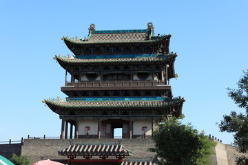 Die Stadtmauer von Pingyao in China