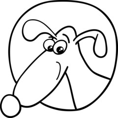 cute dog sign cartoon coloring page