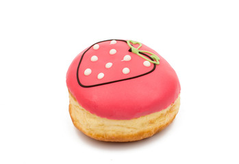 beautiful delicious donuts isolated
