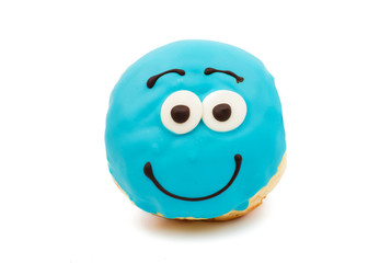 beautiful delicious donuts isolated