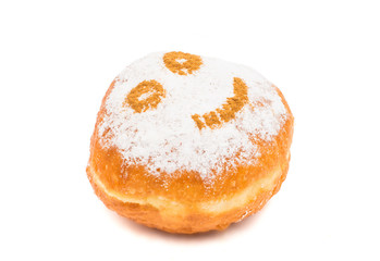 donuts in powdered sugar