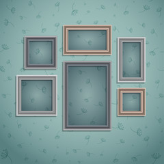 vintage frame isolated
