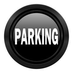 parking black icon