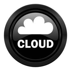 cloud black icon