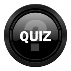quiz black icon