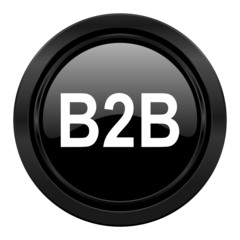 b2b black icon