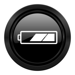 battery black icon charging symbol power sign