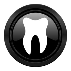 tooth black icon