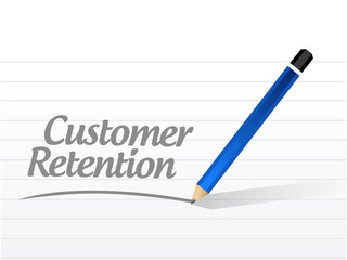 customer retention message sign
