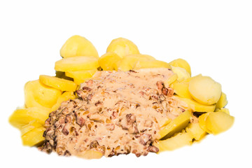 Kartoffel mit Specksauce