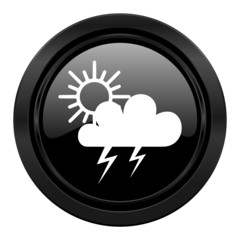 storm black icon waether forecast sign