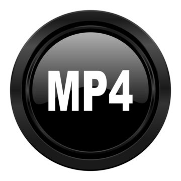 mp4 black icon