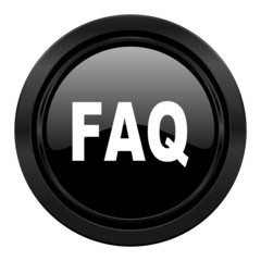 faq black icon