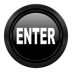 enter black icon