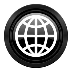 earth black icon