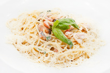 pasta with shrimps