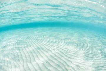Cercles muraux Caraïbes Sand and Caribbean Sea