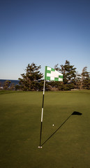 Obraz premium Golf flag