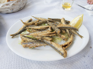 fried sardine dish